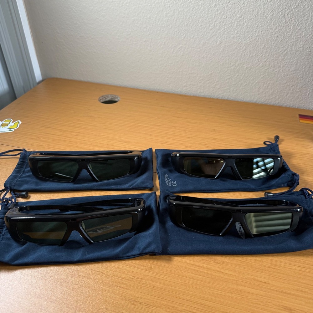 Samsung 3D Active Glasses SSG-P2100T/ZA Set of 4 Black Active Shutter Glasses
